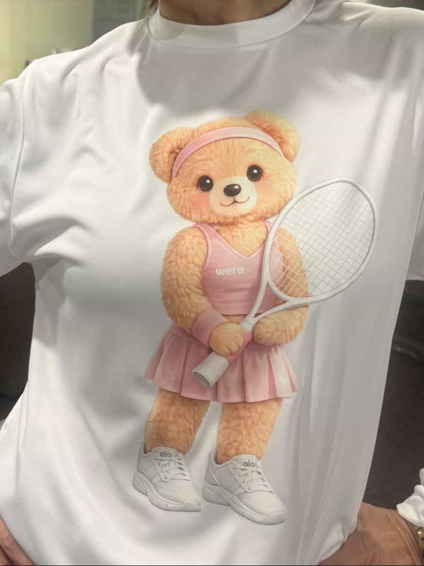 Personalized Tennis Teddy Girl