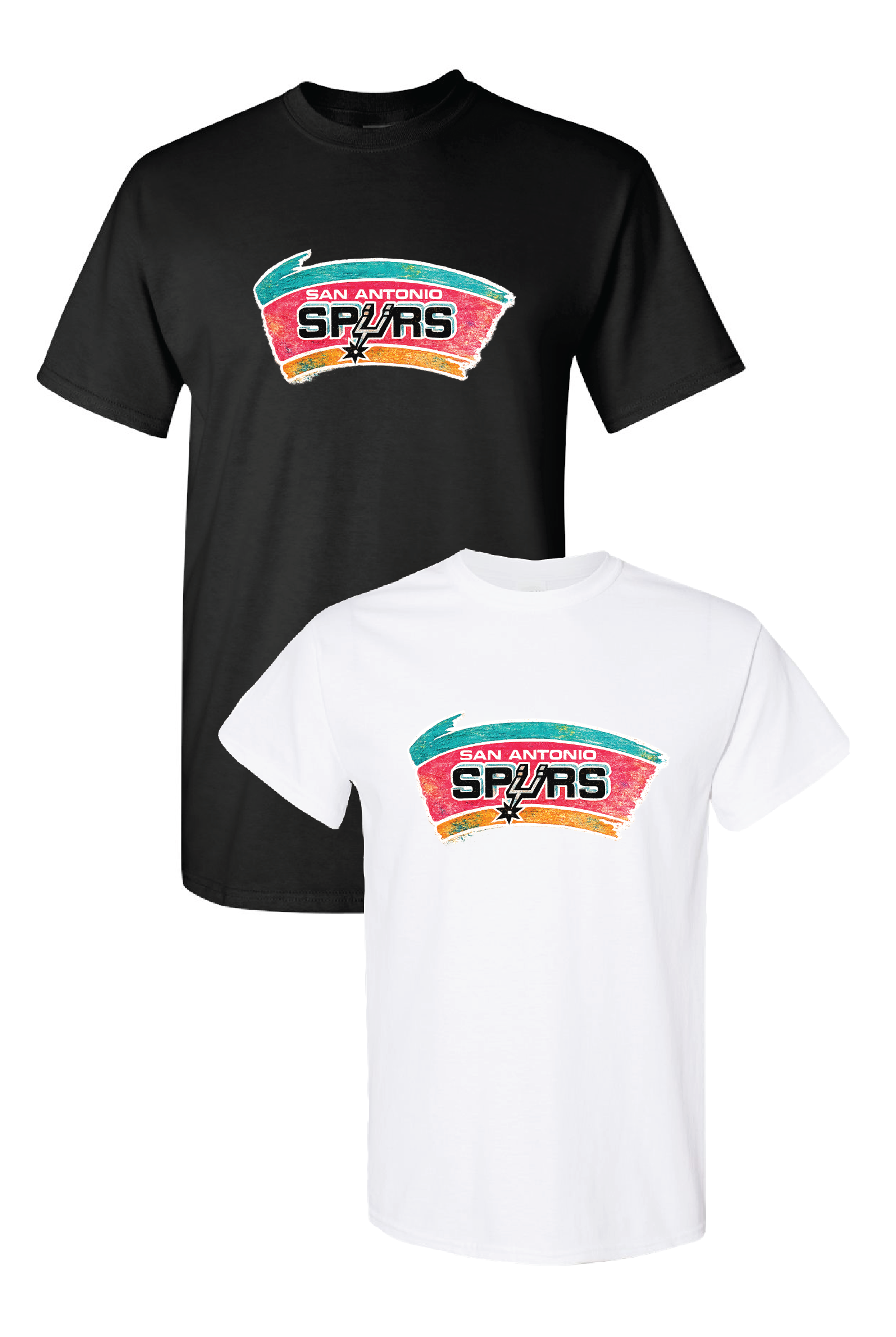 Spurs Logo Pastel