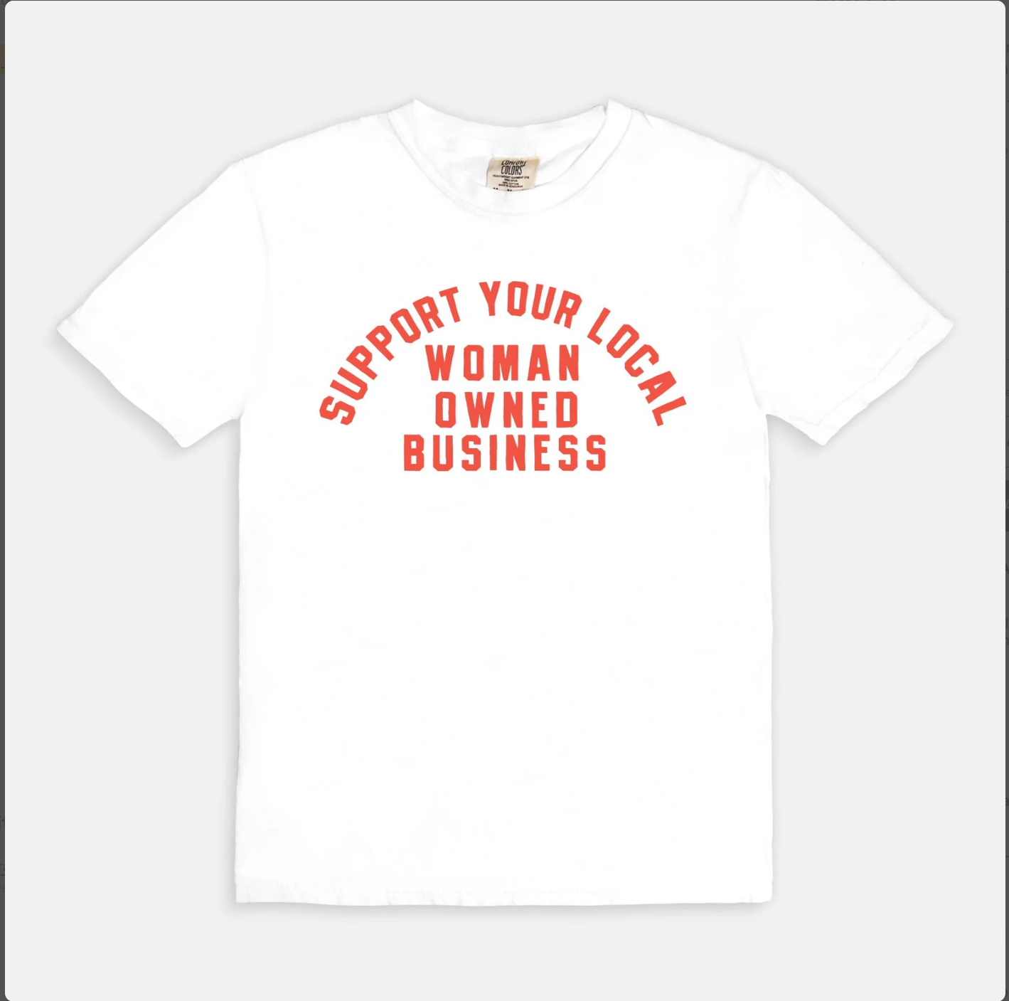 Support your local woman owned business