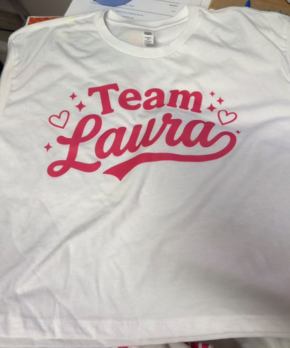 Team Laura Crop Top