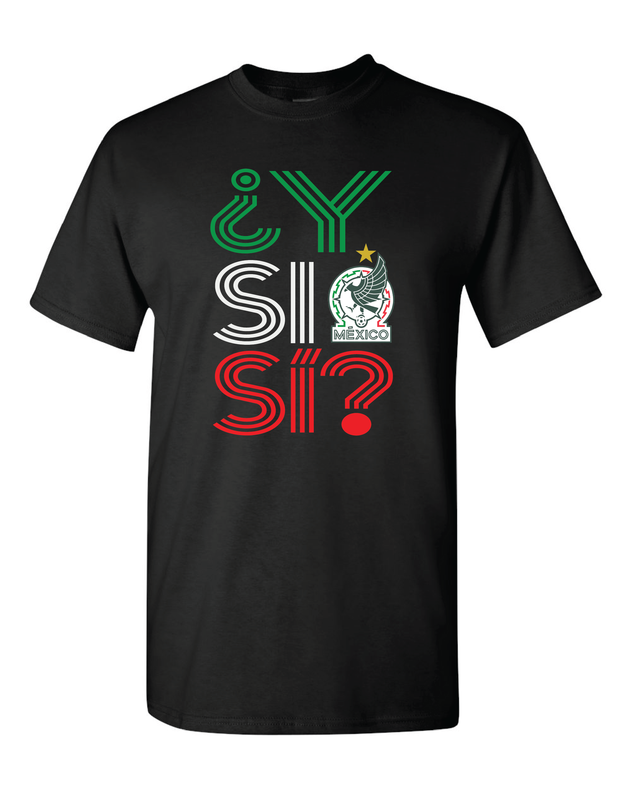 Y si sí? Logo Mexico Estrella Crop & T-shirt