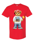 Seuss Teddy Red/White Striped Hat