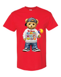 Seuss Teddy Red Striped Hat
