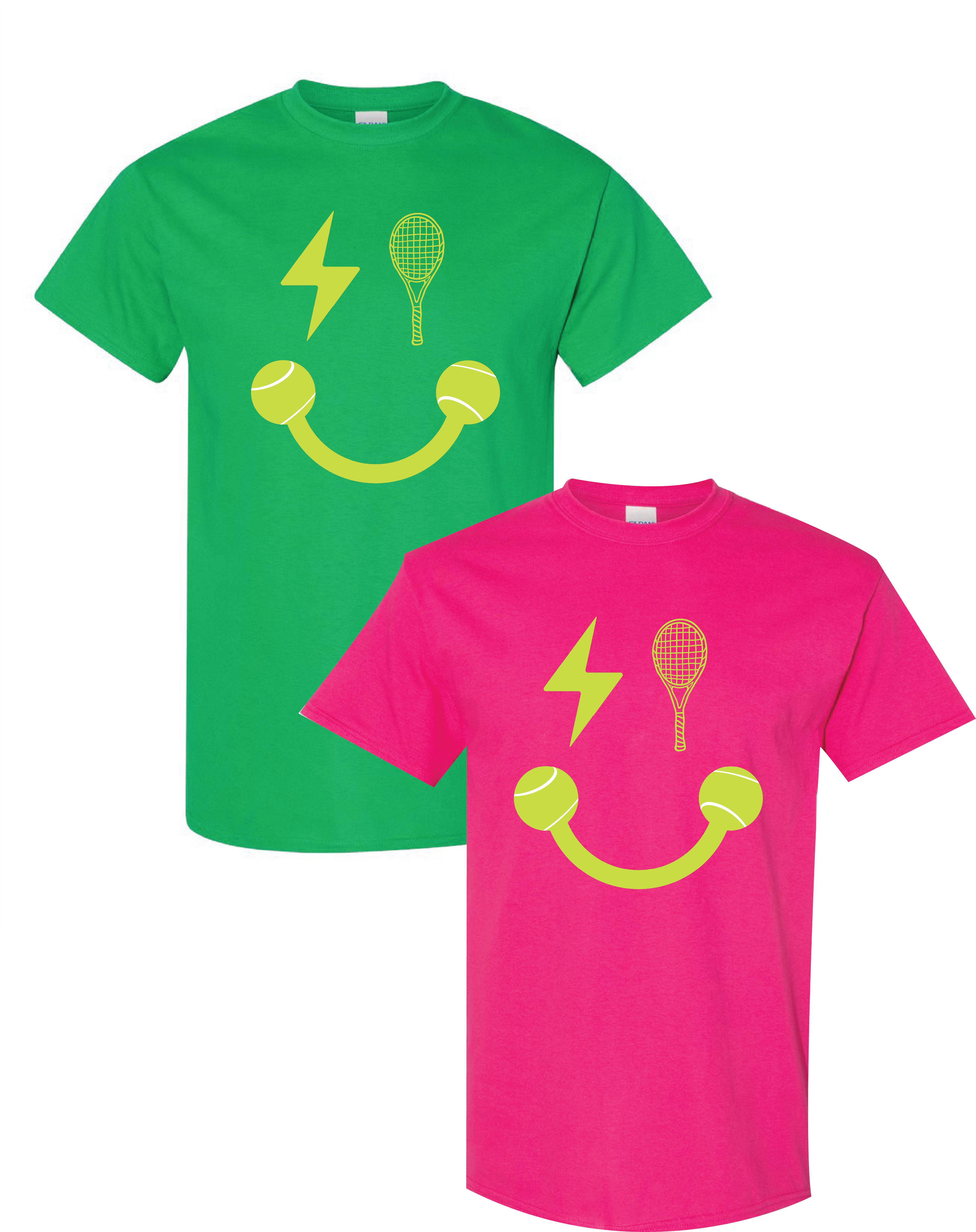 Tennis Lightning Happy Face